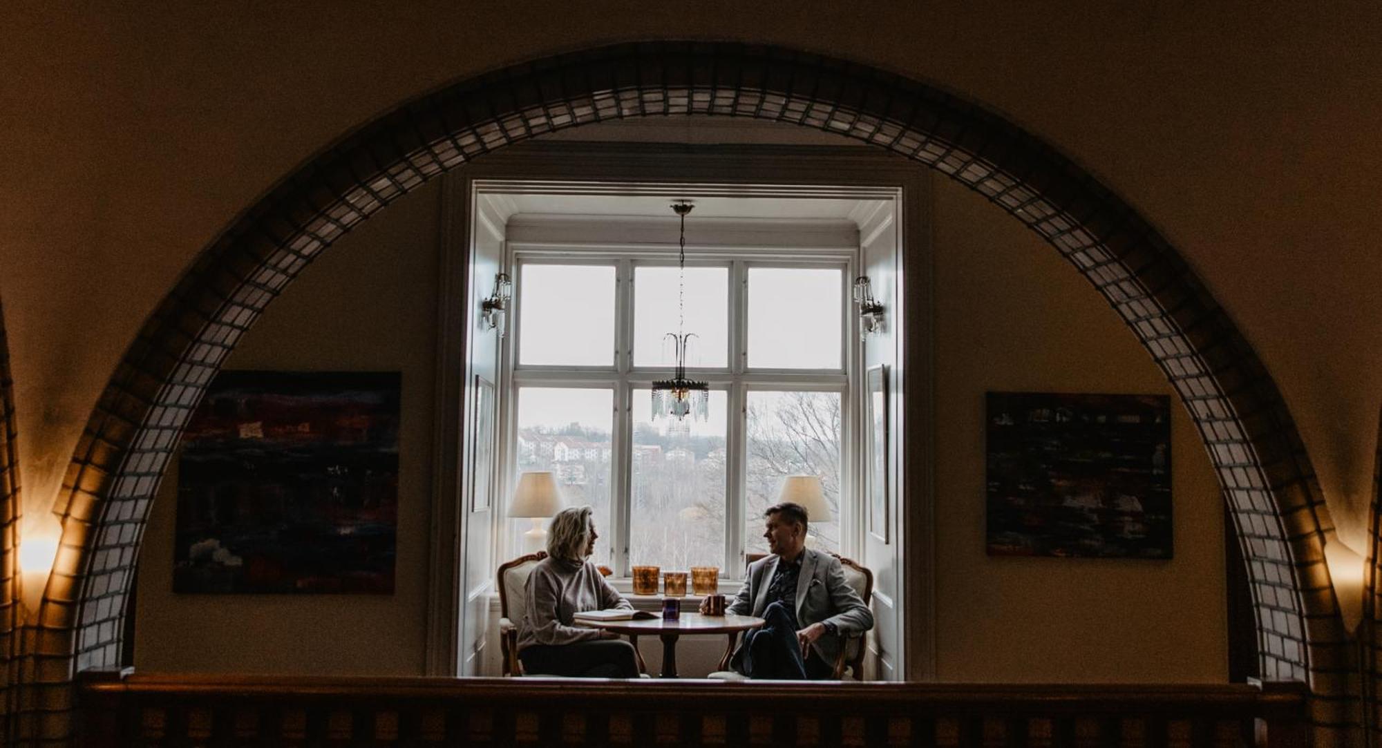 Hotel Slottsvillan Хускварна Экстерьер фото